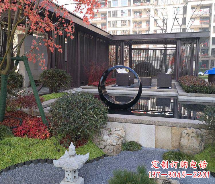 开封不锈钢圆环雕塑——精美绝伦