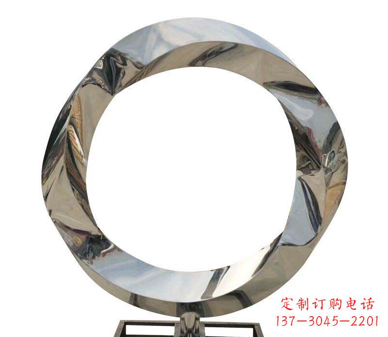 开封不锈钢圆环雕塑——精美而优雅