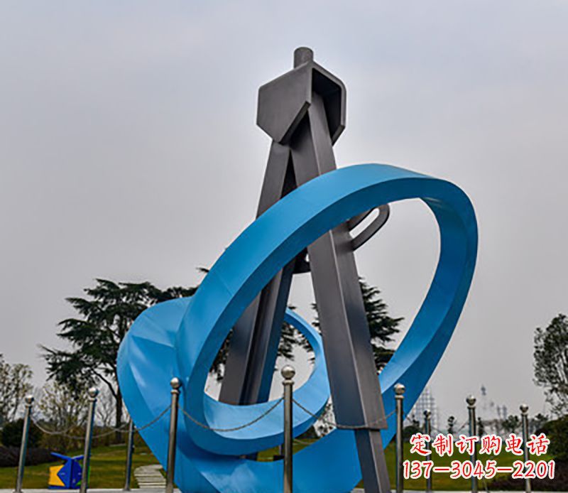 开封不锈钢创意圆规造型