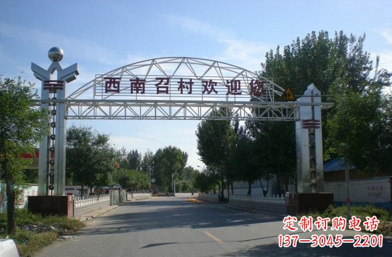 开封不锈钢牌坊雕塑传承传统文化