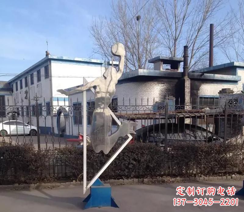 开封制作不锈钢高尔夫雕塑