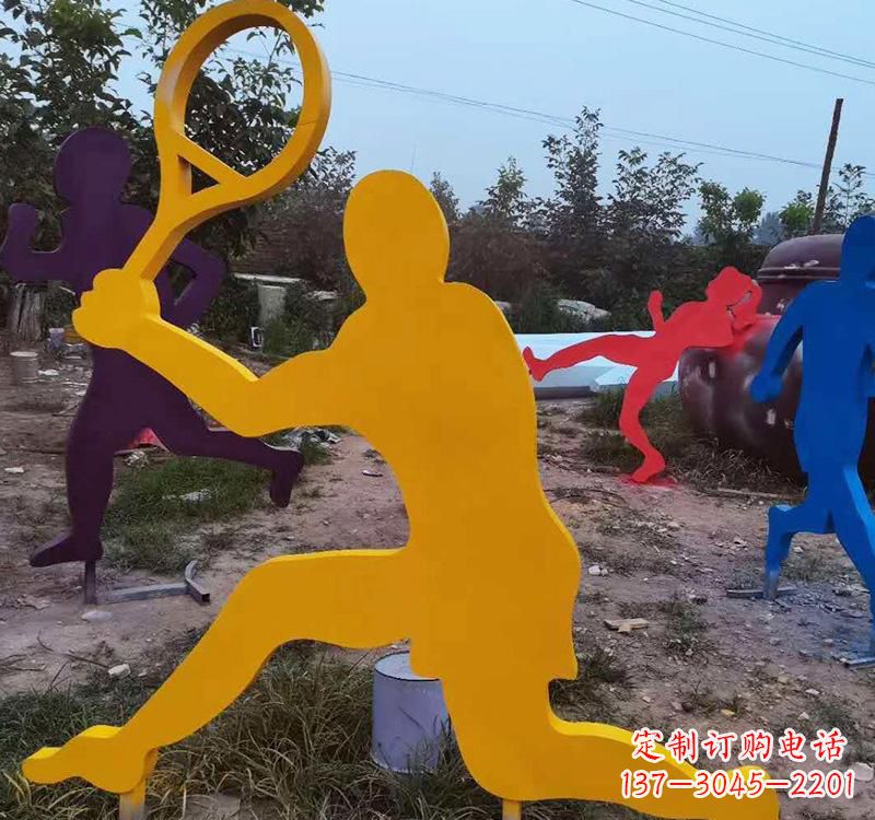 开封不锈钢羽毛球雕塑精致、经典、美观