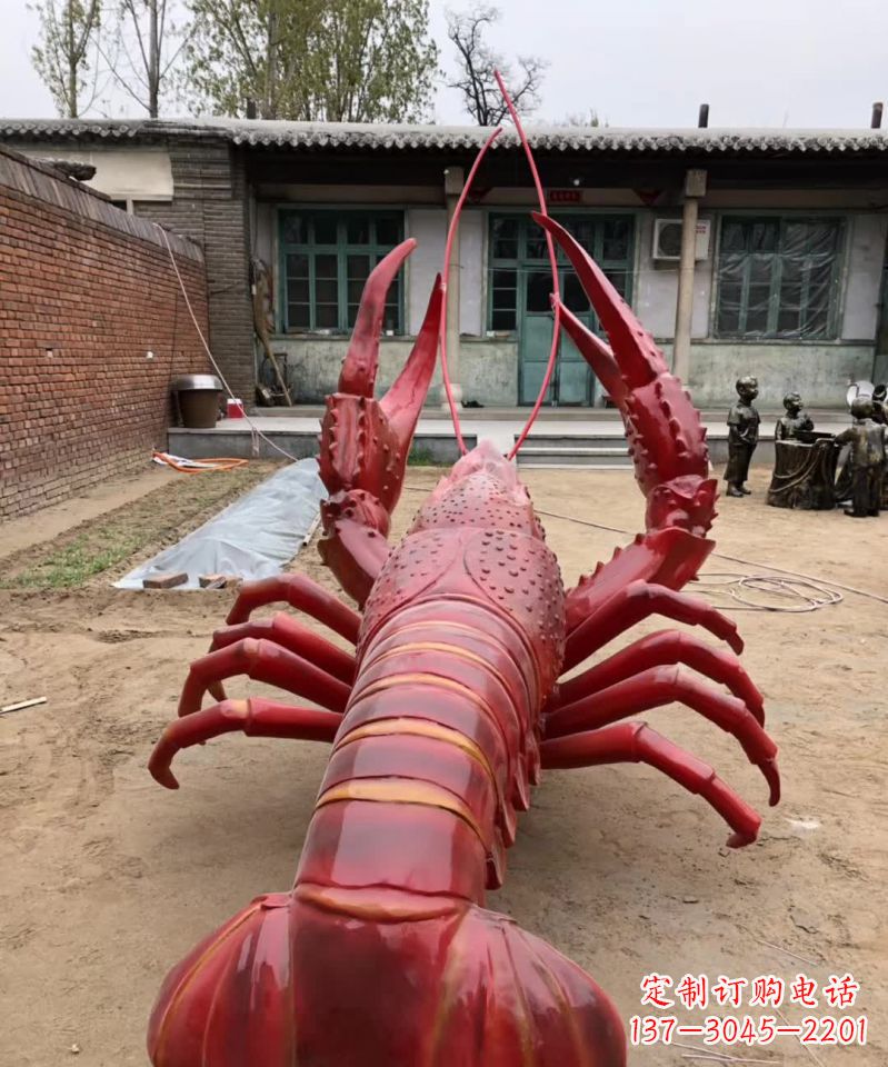 开封不锈钢大龙虾雕塑雕塑之美