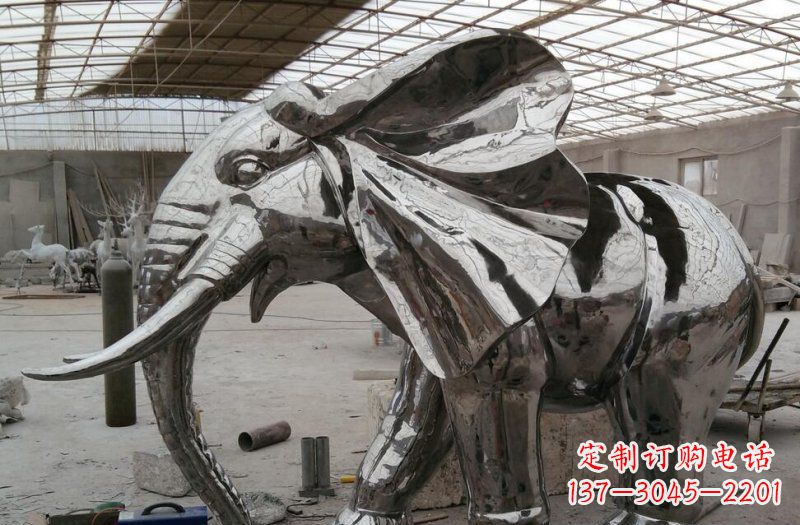 开封不锈钢大象传承与美的结合