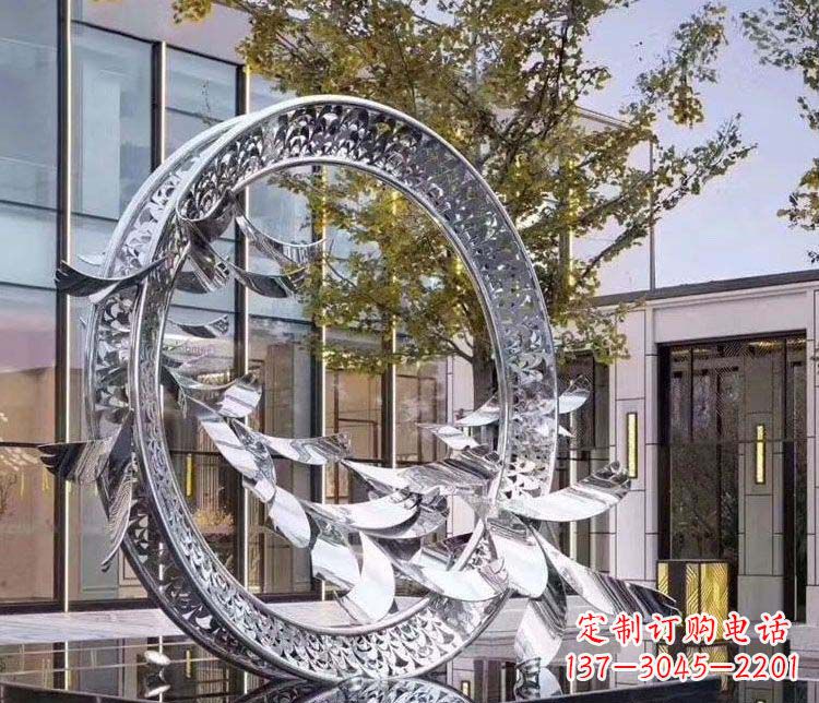 开封大雁雕塑象征着永恒的美丽