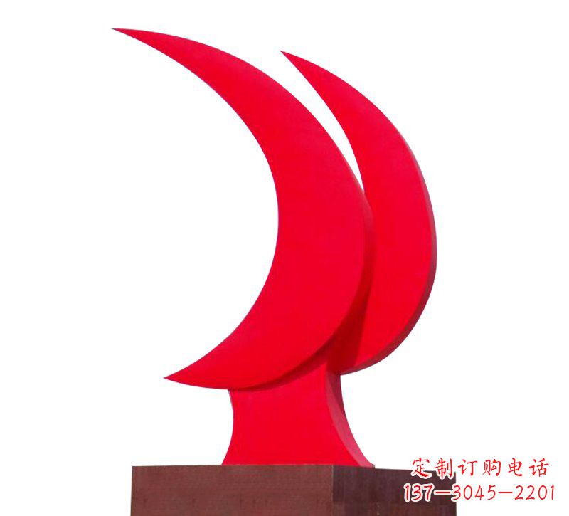 开封不锈钢党旗雕塑——传承中华文化精神