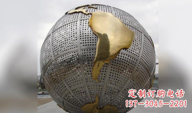 开封不锈钢地球雕塑传承人类文明的精神象征