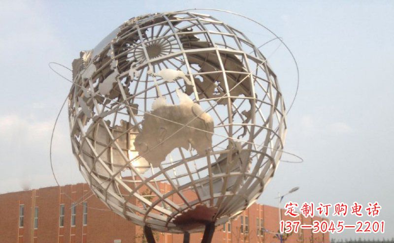 开封不锈钢地球雕塑——一件集美丽与坚固于一身的艺术品