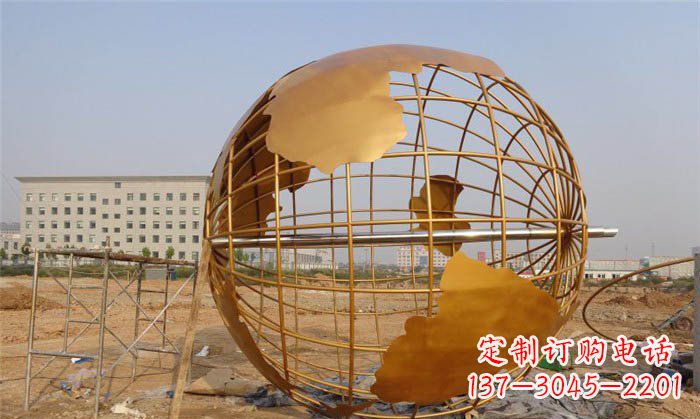 开封美丽的地球雕塑
