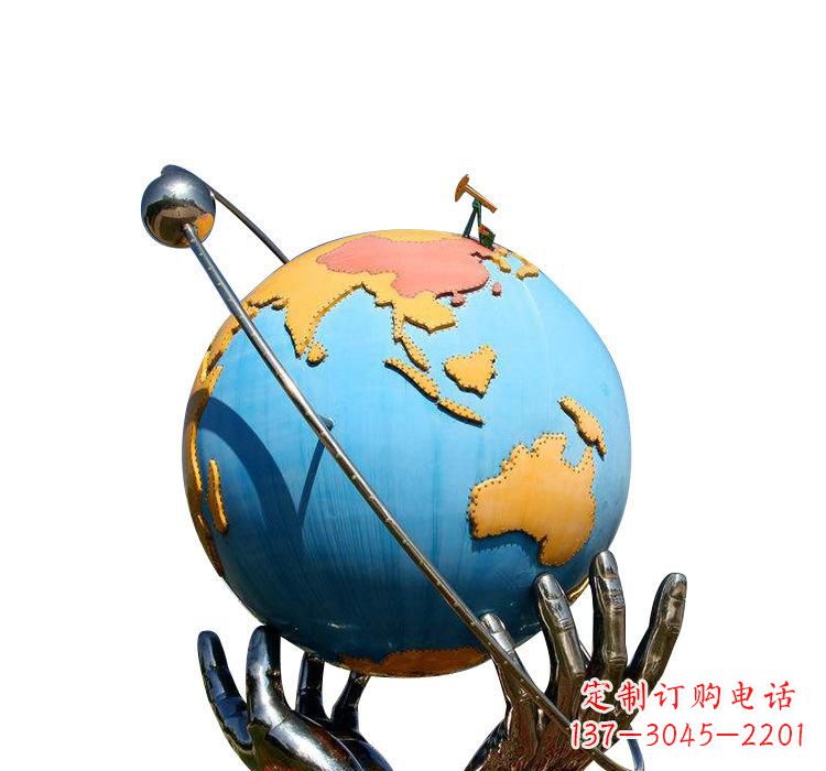 开封不锈钢地球雕塑2