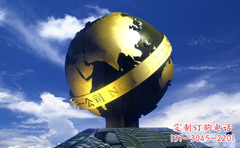 开封不锈钢地球雕塑传承持久的环保理念