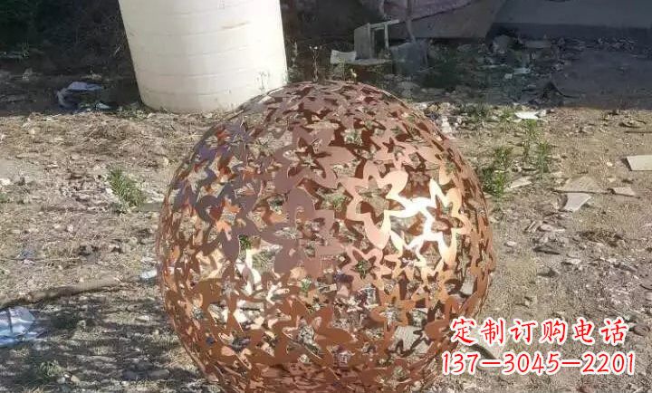 开封不锈钢地球仪雕塑精美的艺术装饰