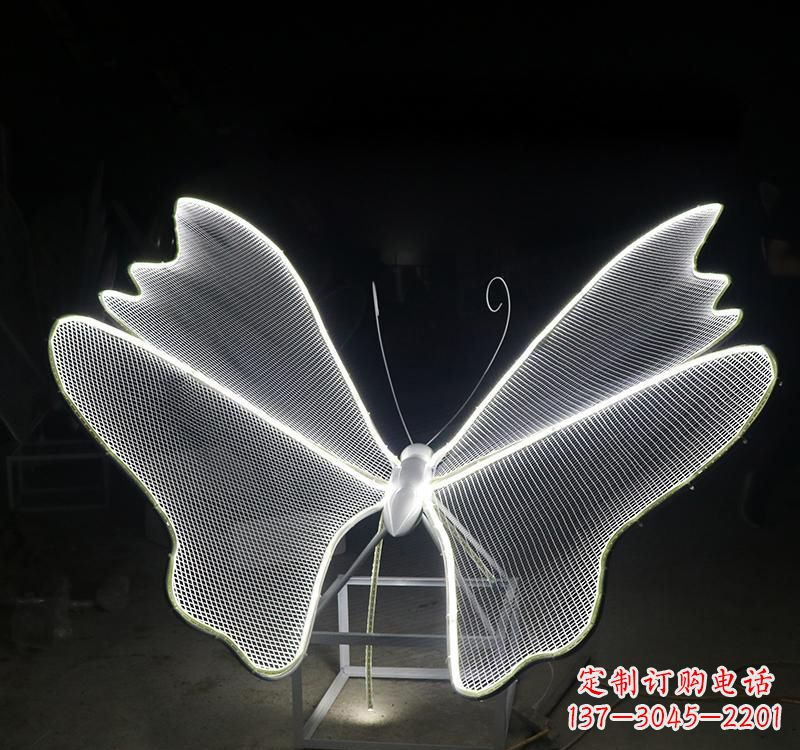 开封不锈钢灯饰蝴蝶雕塑