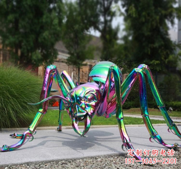 开封不锈钢蚂蚁雕塑精致的艺术作品
