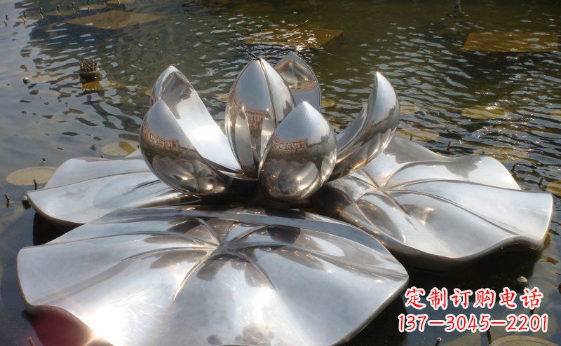 开封不锈钢锻造莲花雕塑