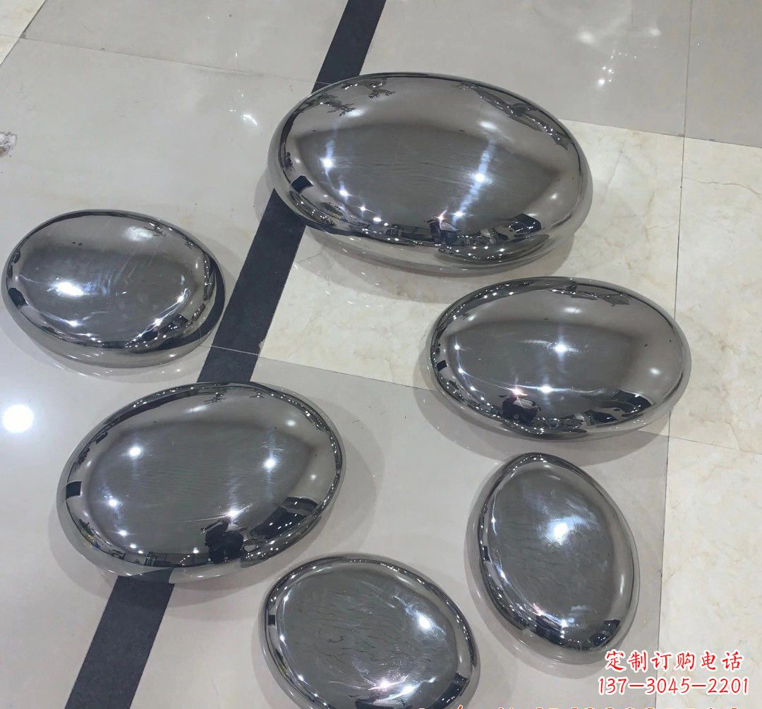开封不锈钢鹅卵石雕塑精美的艺术瑰宝