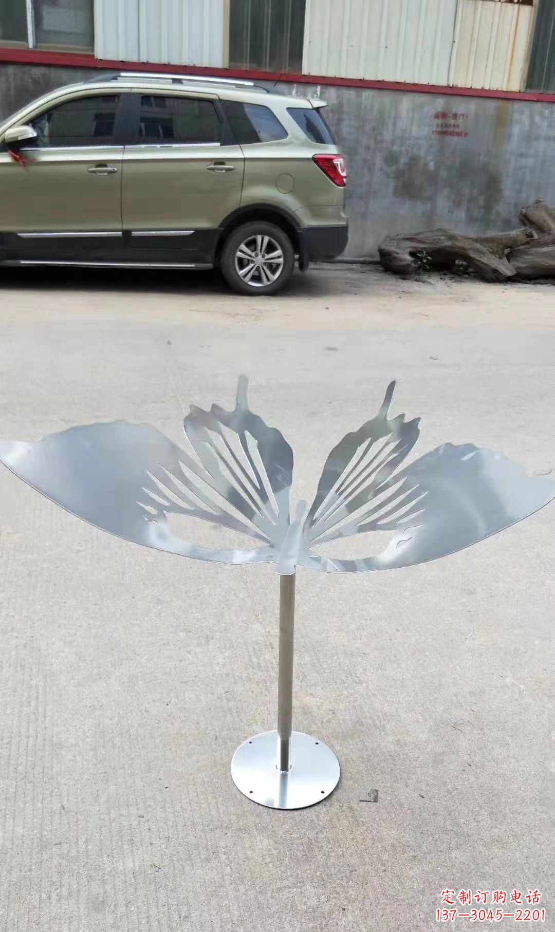 开封绚丽精美的不锈钢蝴蝶雕塑