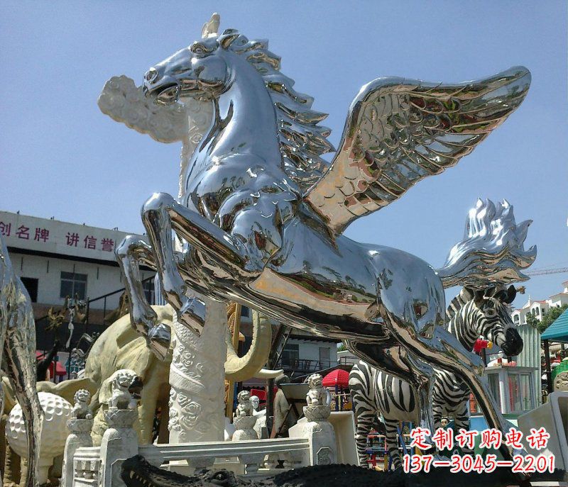 开封不锈钢飞马雕塑——一座令人惊叹的艺术品