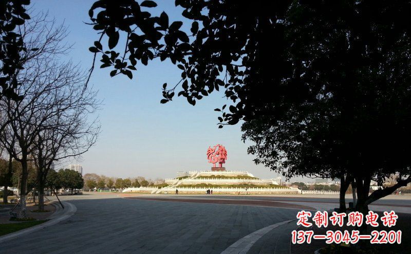 开封不锈钢凤凰雕塑——展现传统文化之美