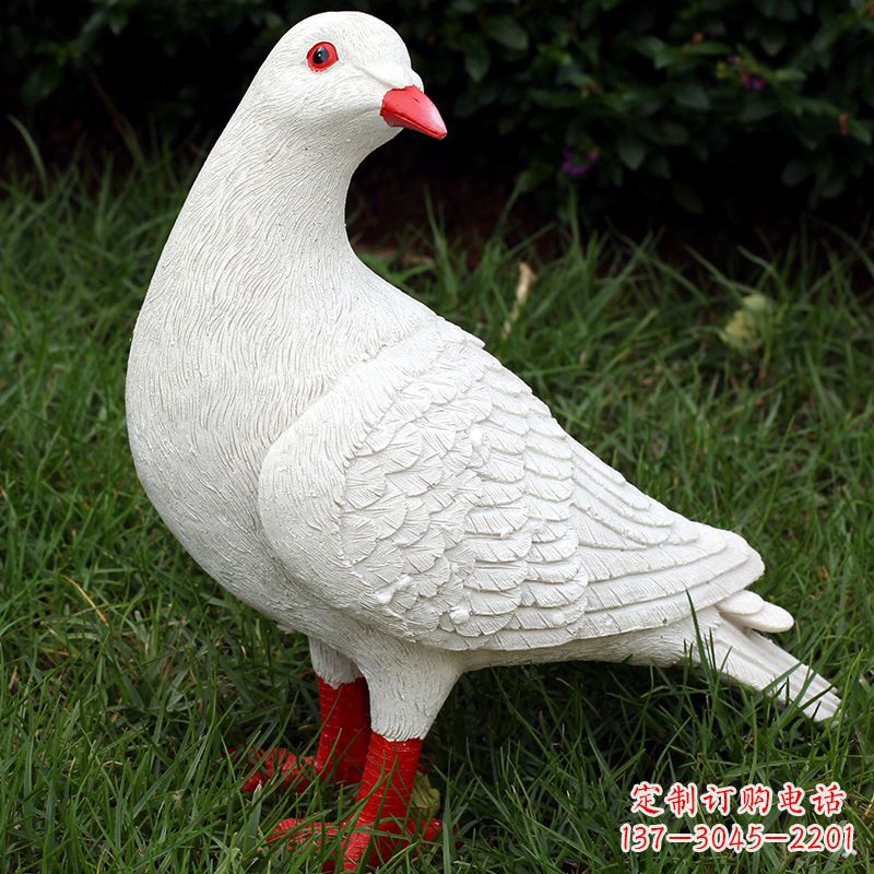 开封不锈钢鸽子雕塑
