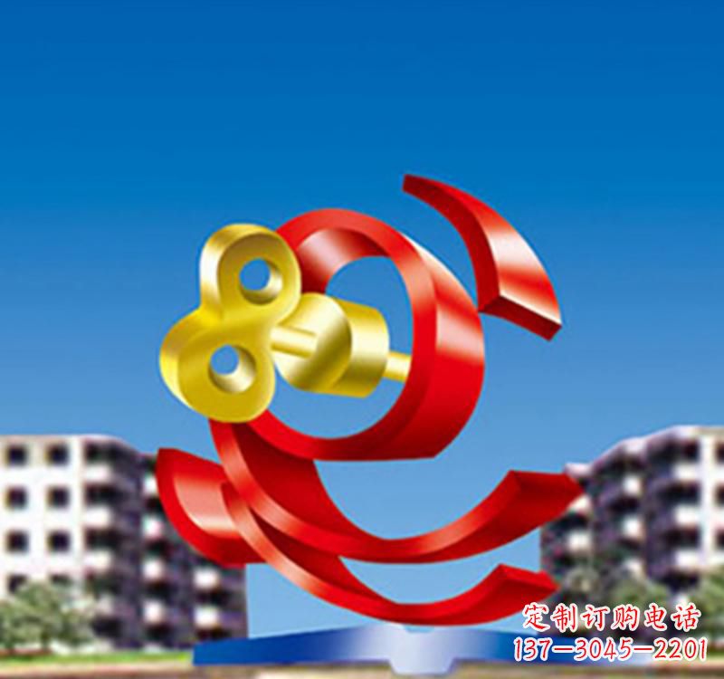 开封不锈钢飘带雕塑给公园景观带来独特美感