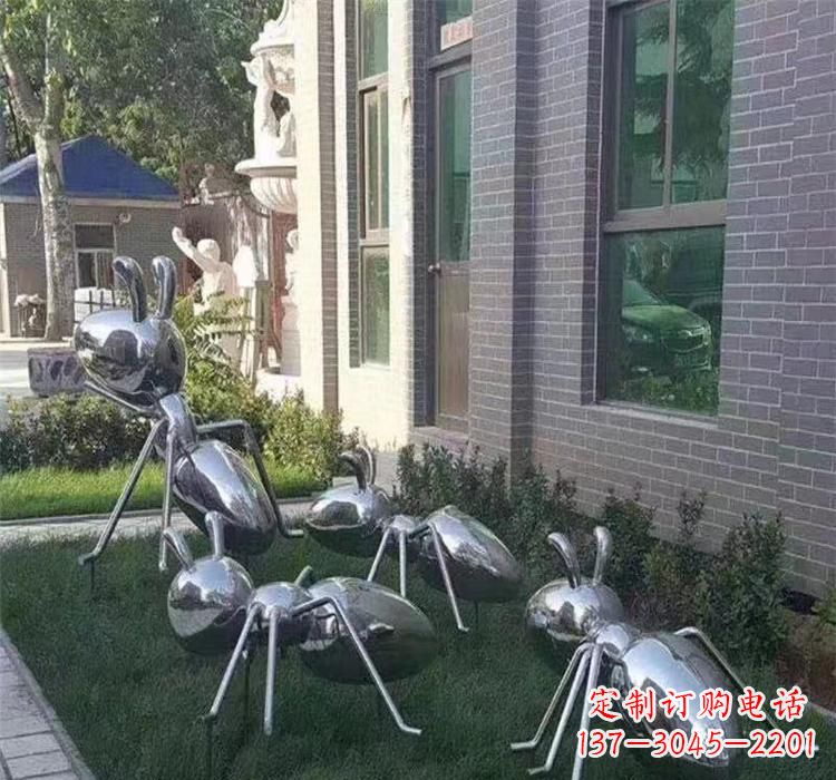 开封不锈钢蚂蚁雕塑—精致细腻的艺术品