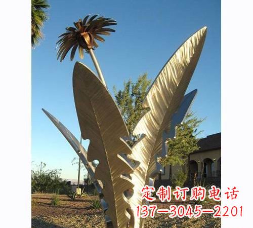 开封不锈钢蒲公英雕塑——点缀公园美景