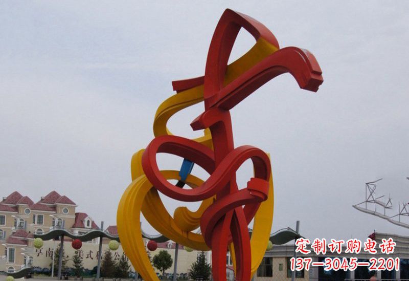 开封不锈钢音符雕塑美妙的视觉音乐