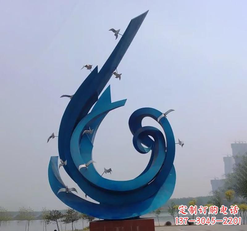 开封不锈钢鸽子雕塑——缔造城市新景象