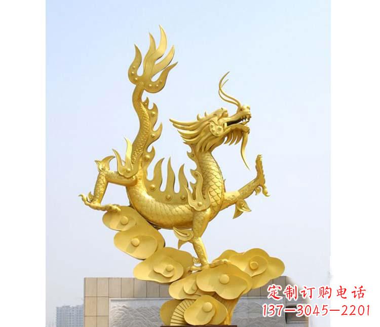 开封不锈钢虎跃雕塑——传承英雄气概