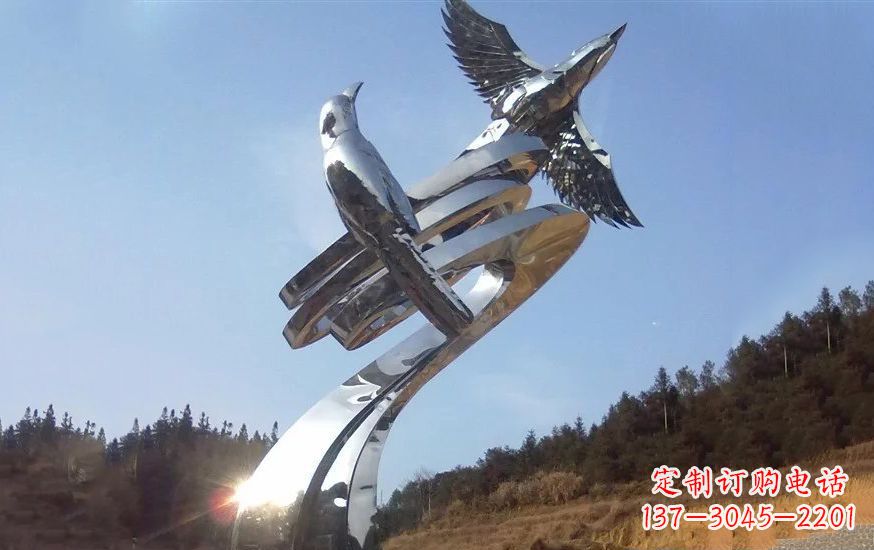 开封不锈钢动物雕塑——美化城市环境