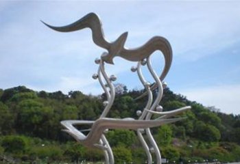 开封海鸥雕塑传递自然之美