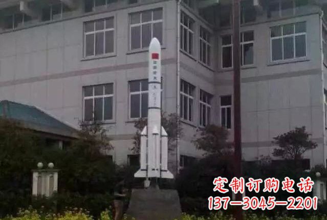 开封不锈钢火箭雕塑给城市带来无限美