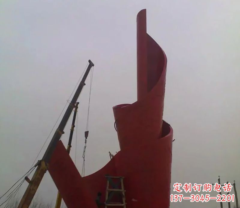 开封不锈钢火炬雕塑点燃社会进步的火炬