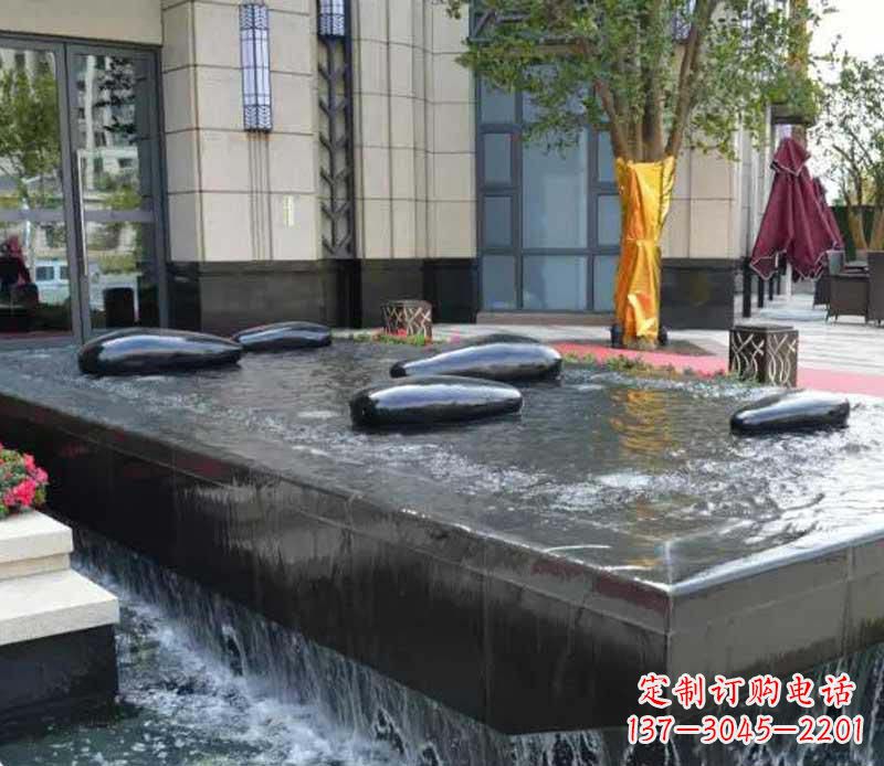 开封不锈钢景观异形水滴雕塑