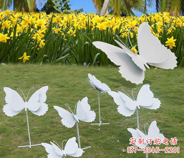开封不锈钢镜面蝴蝶雕塑