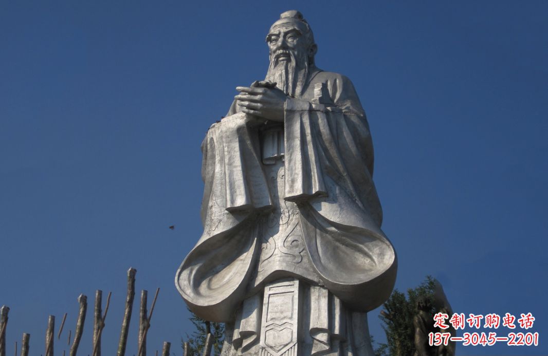 开封不锈钢孔子人物雕塑——传承中华文化的精神象征
