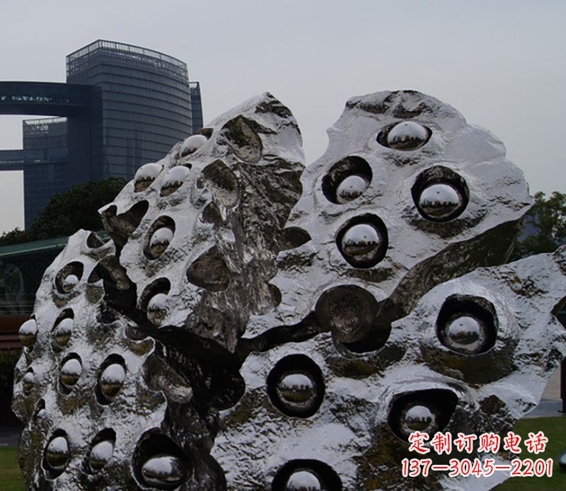 开封不锈钢莲蓬雕塑精美绝伦