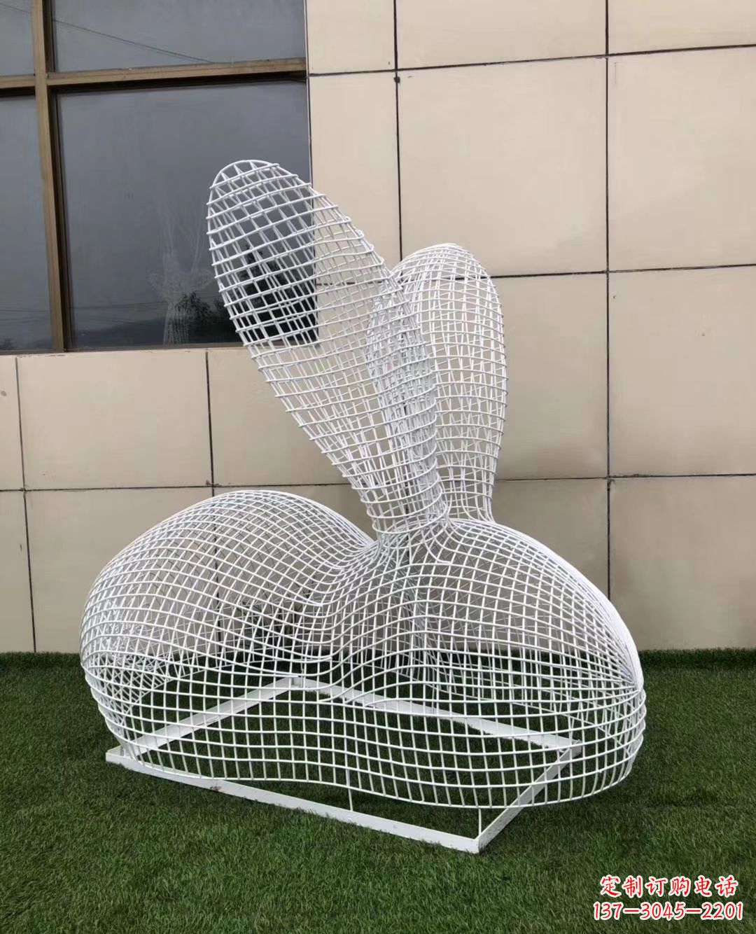 开封不锈钢镂空动物雕塑精致美观的艺术品