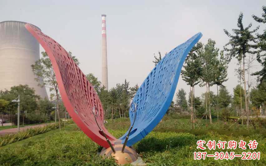 开封不锈钢镂空七星瓢虫雕塑