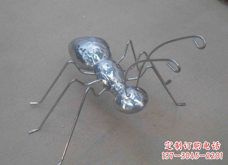 开封不锈钢蚂蚁公园动物雕塑 (2)