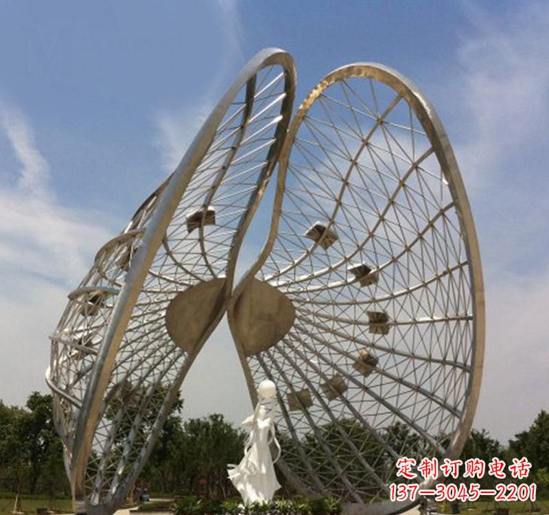 开封不锈钢美陈贝壳雕塑