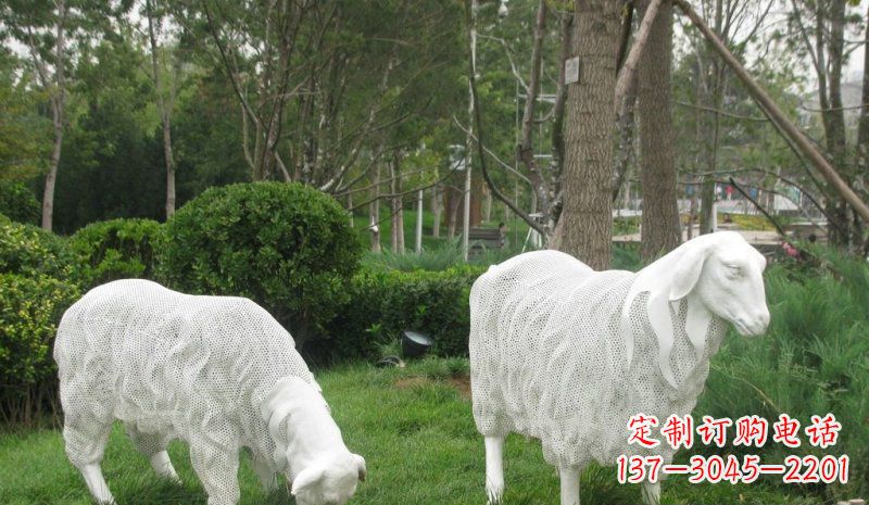 开封不锈钢绵羊雕塑——精致美观的艺术品
