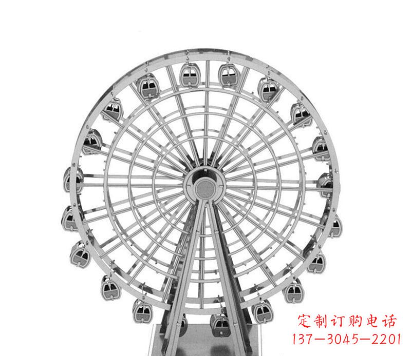 开封不锈钢摩天轮雕塑