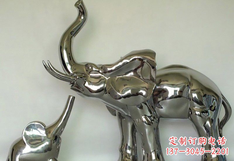 开封不锈钢大象雕塑