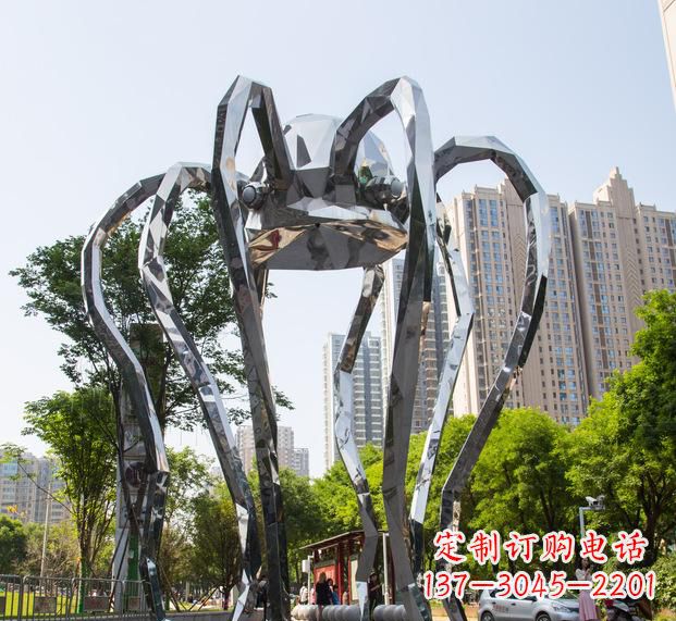 开封精致的不锈钢螃蟹雕塑