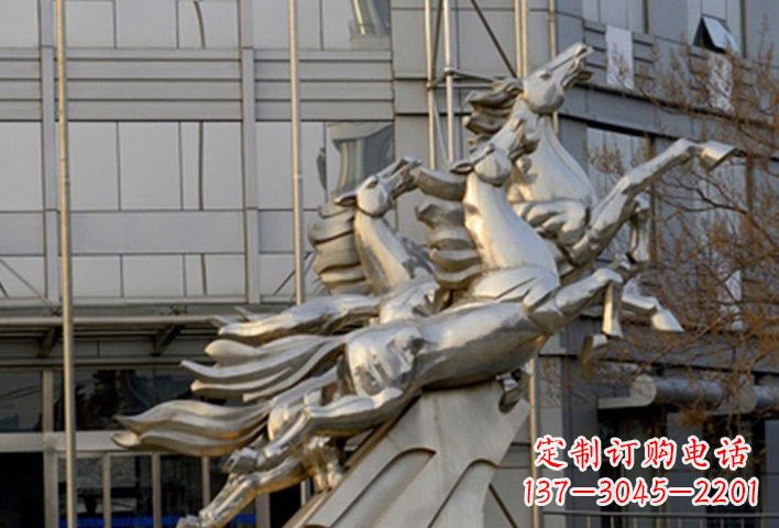 开封不锈钢马雕塑——精致的艺术瑰宝