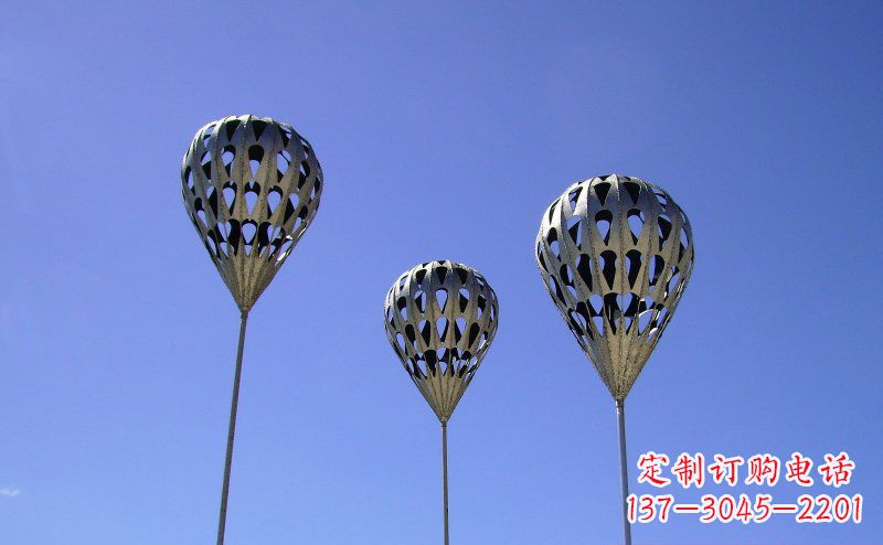 开封不锈钢气球雕塑把美丽带回大自然