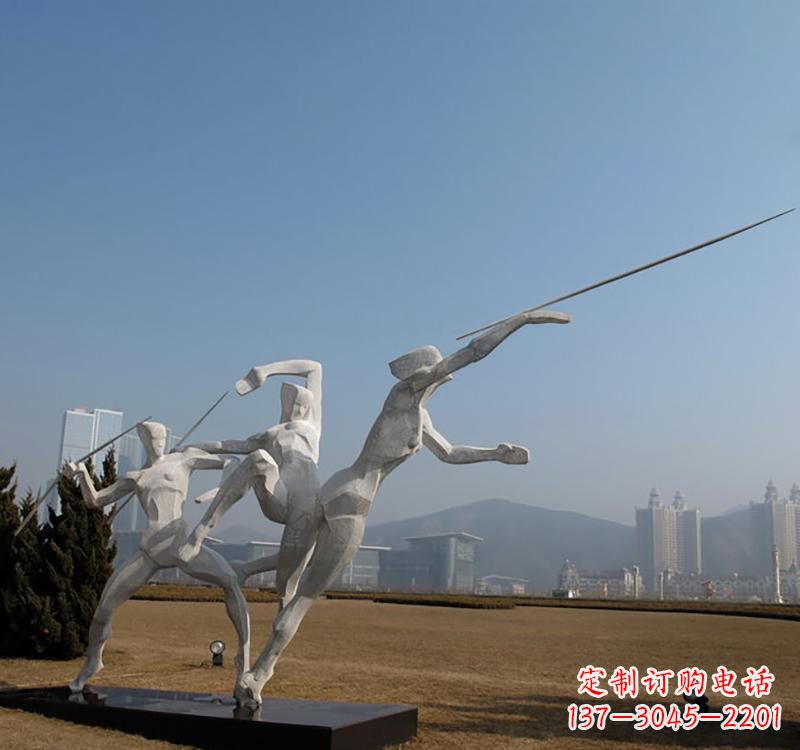 开封不锈钢标枪雕塑