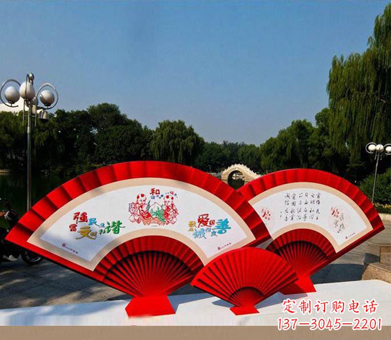 开封不锈钢价值观雕塑——见证社会主义核心价值观